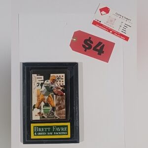 Green Bay Packers - Brett Favre - Upper Deck # 88 - 6"x4.5" Plaque